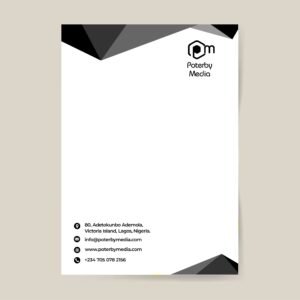 Custom Branded Corporate Business Letterhead Design & Printing