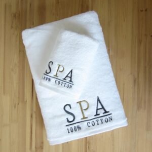 Custom Branded Embroidered 100% Cotton Face Towel Printing