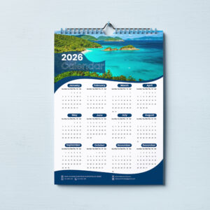 Veneloop.com Custom Branded A3 Wall Calendar Printing