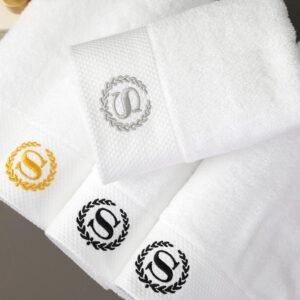 Custom Branded Embroidered 100% Cotton Bath Towel Printing