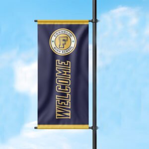 Custom Branded Lamp Post Banner Design & Printing