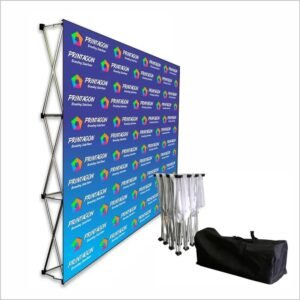 Custom Branded Pop Up Display Backdrop Banner Printing