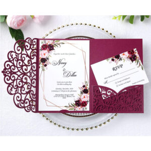 Custom Wedding Invitation Card Design & Printing