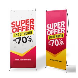Custom Branded Promotional X-Banner Printing